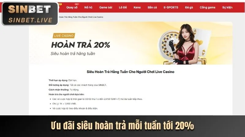 Hoàn Trả Hàng Tuần K8